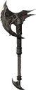Daedric War Axe of Lethargy