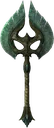 Glass War Axe of Debilitation