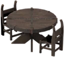 Round Table and Chairs